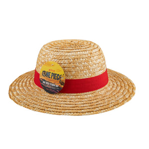 Replica del cappello di paglia di One Piece con fascia in pelle