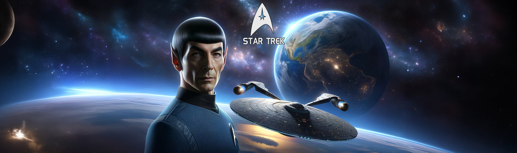 style3 Trek Astronave T-Shirt da Uomo Trekkie Star