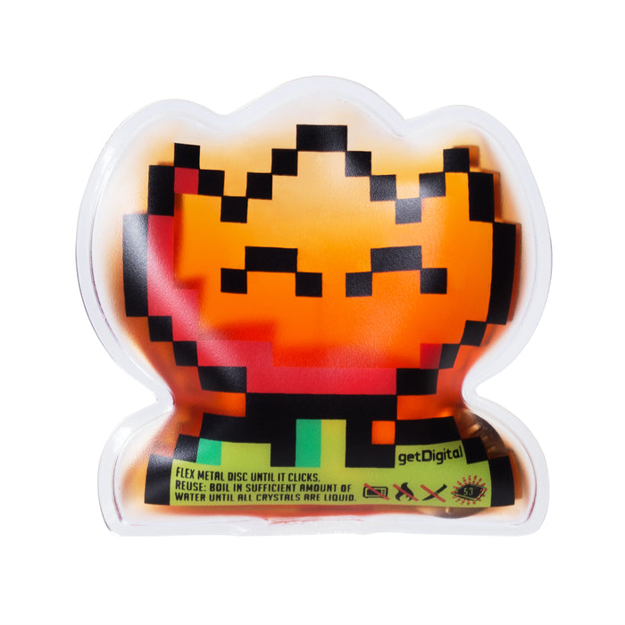 Taschenwärmer Pixel-Feuerblume