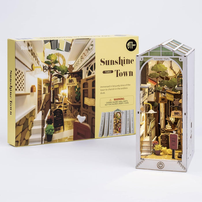 Book Nook houtbouwpakket – Sunshine Town 