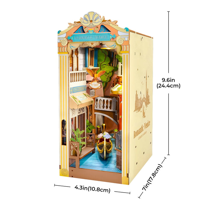 Book Nook Wood Kit – Romantic Venice 