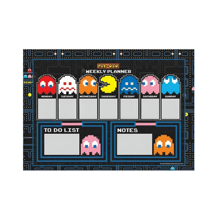 Pac-Man Wochenplaner Schreibtischunterlage