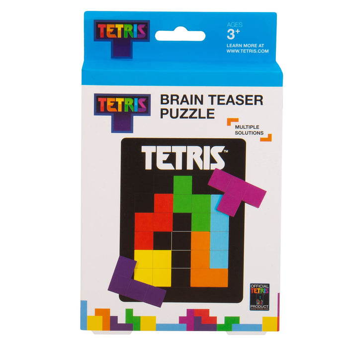 Tetris Tetrimino Knobelspiel aus Holz