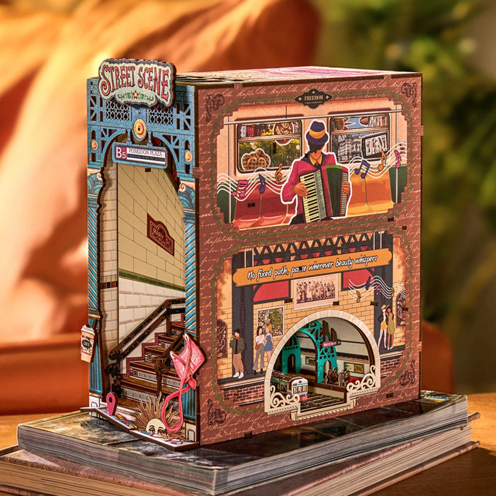 Book Nook Wood Kit – Street Scene 