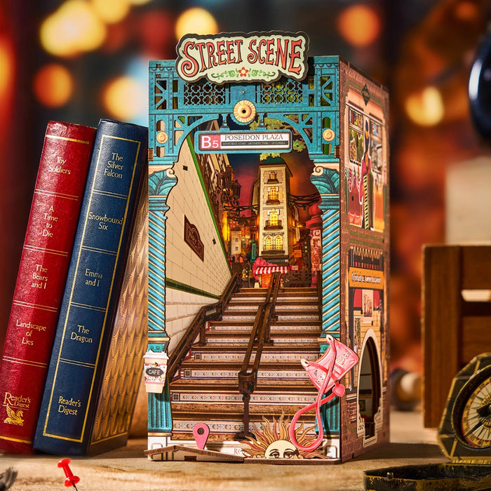 Book Nook Wood Kit – Street Scene 