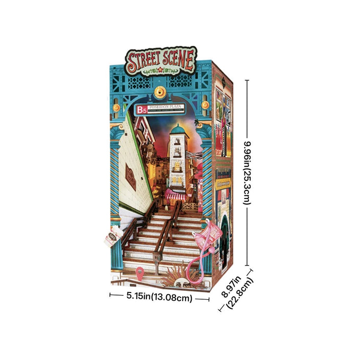 Book Nook Wood Kit – Street Scene 