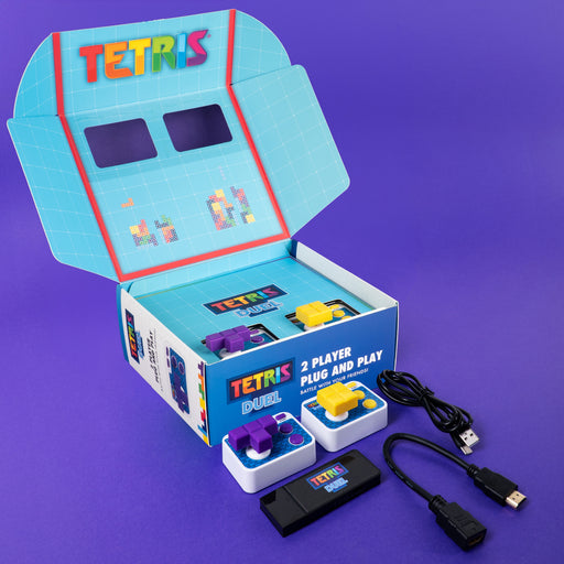 Tetris Duel Plug and Play Console - 2-Spelersduel