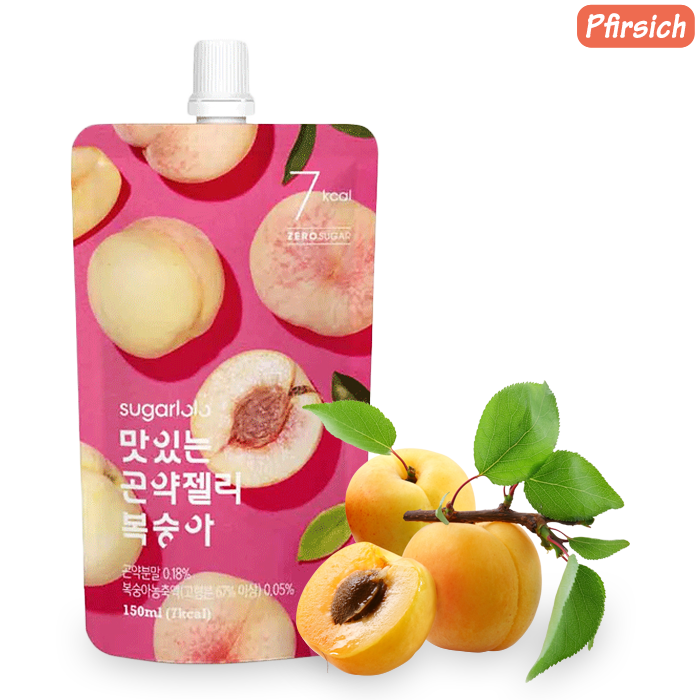 Konjac Gelee im Quetschbeutel