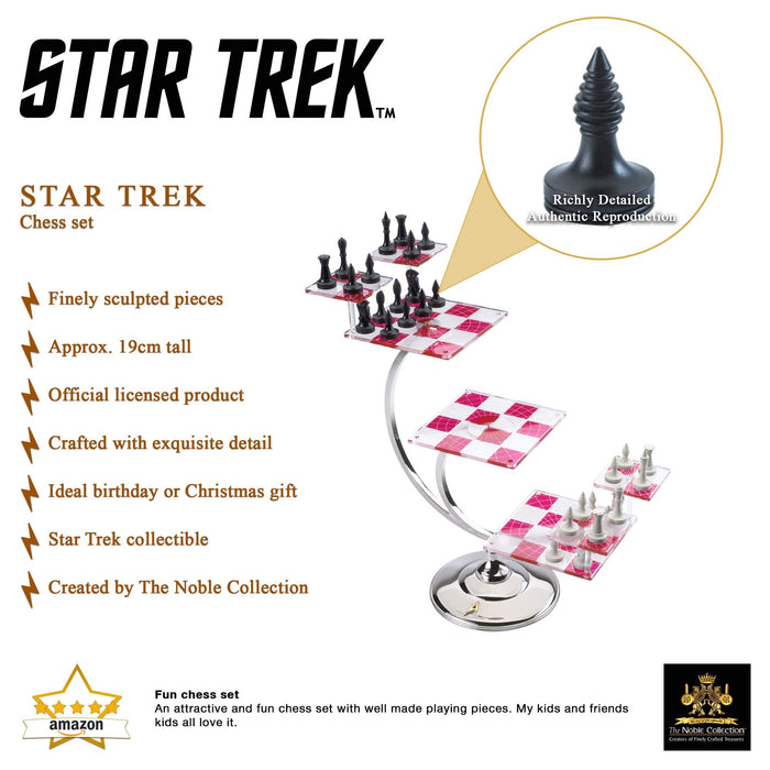Star Trek Ajedrez Tridimensional – Conjunto de Réplica Oficial