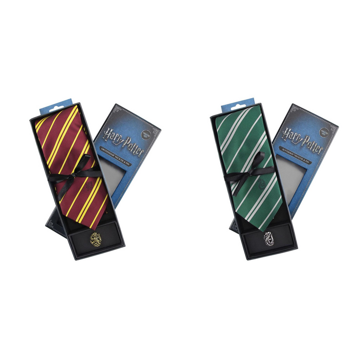 Coffret Deluxe Harry Potter cravate et pin's: toutes les variantes