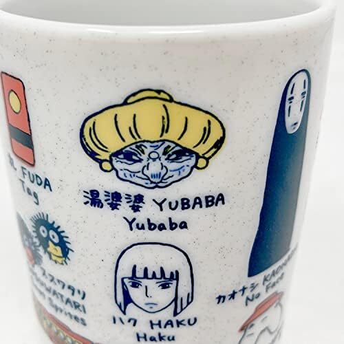 El Viaje de Chihiro Taza de Té Japonesa Personajes