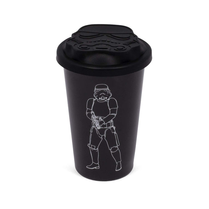 Original Stormtrooper Thermobecher Schwarz mit Helmdeckel
