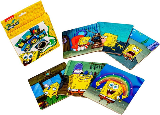 Set di 6 sottobicchieri meme SpongeBob SquarePants