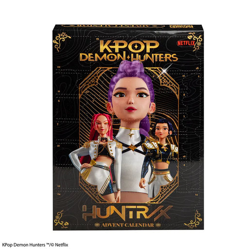 Calendrier de l'Avent K-POP Demon Hunters 2026 Classique en noir et or
