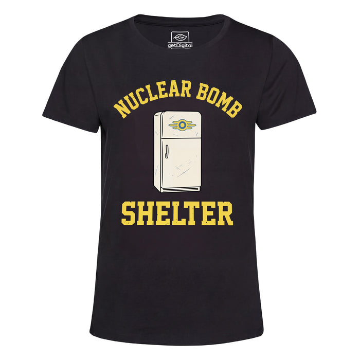 Nuclear Bomb Shelter Frigorifero - Vista frontale Girlie Nero