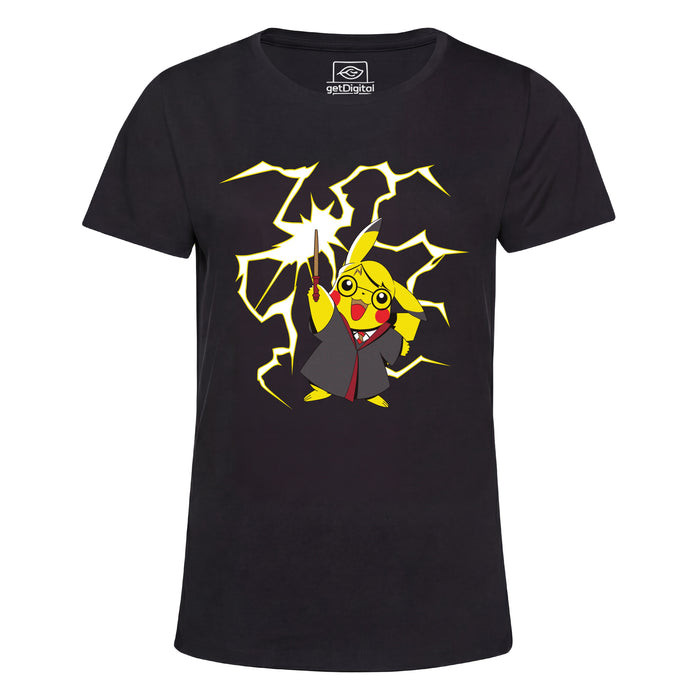 Pocket Wizard - Vista principal Camiseta ajustada Negro
