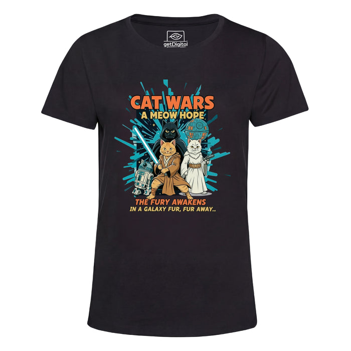 Cat Wars - A Meow Hope - Vista principal Girlie Negro