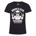 Training with the Master  - Vista principal Camiseta Girlie Negra