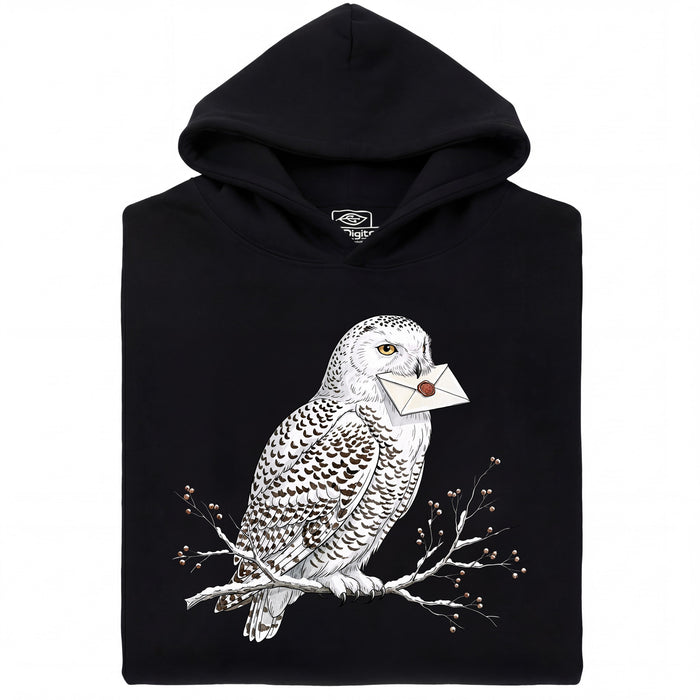 Owl Courier - Main view Hoodie Black
