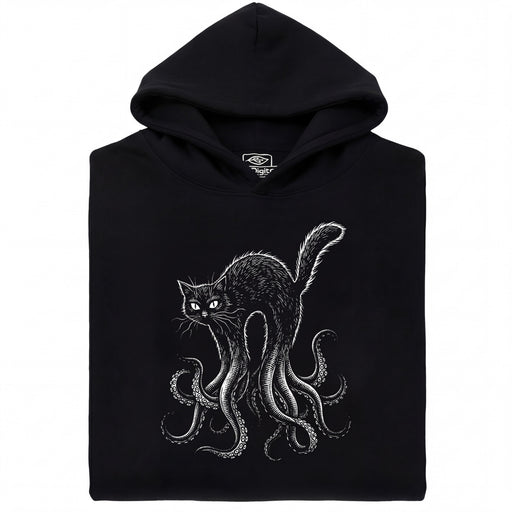 Cathulhu - Vista principale Hoodie Nero