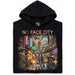No Face City - Vue principale Hoodie Noir