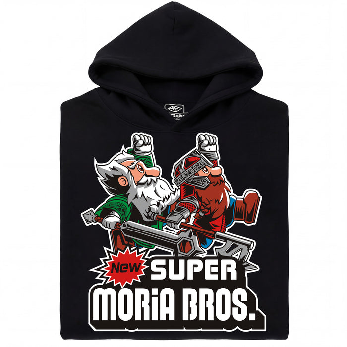 Super Moria Bros - Main view Hoodie Black