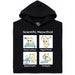Scientific Meowthod - Hoofdweergave Hoodie Zwart