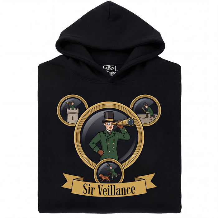 Sir Veillance - Vista principal Sudadera Negro
