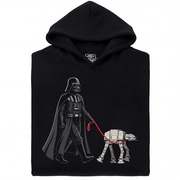 Walk the Walker - Vooraanzicht Hoodie Zwart