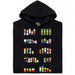 Pixel Legends of TV - Vista principal Sudadera Negro