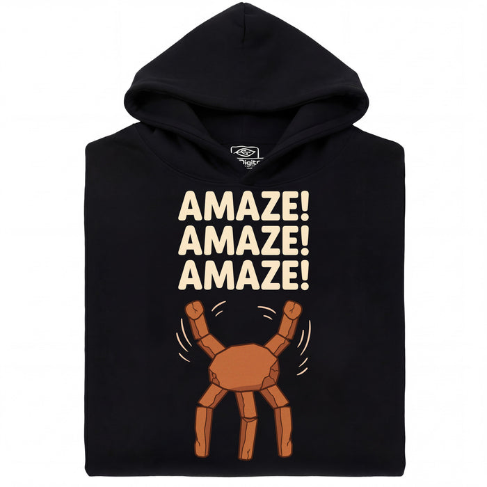 Amaze Amaze Amaze - Hoofdweergave Hoodie Zwart