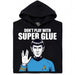Don't Play With Super Glue - Vista principal Sudadera Negro