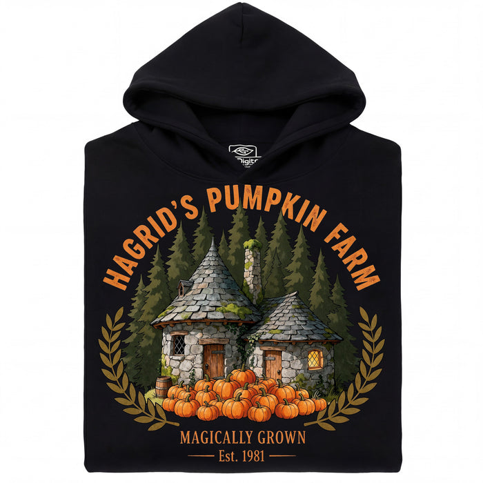 Magical Pumpkin Farm - Vista principal Sudadera Negro