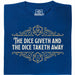 The Dice Giveth and the Dice Taketh Away - Vue principale T-shirt Bleu