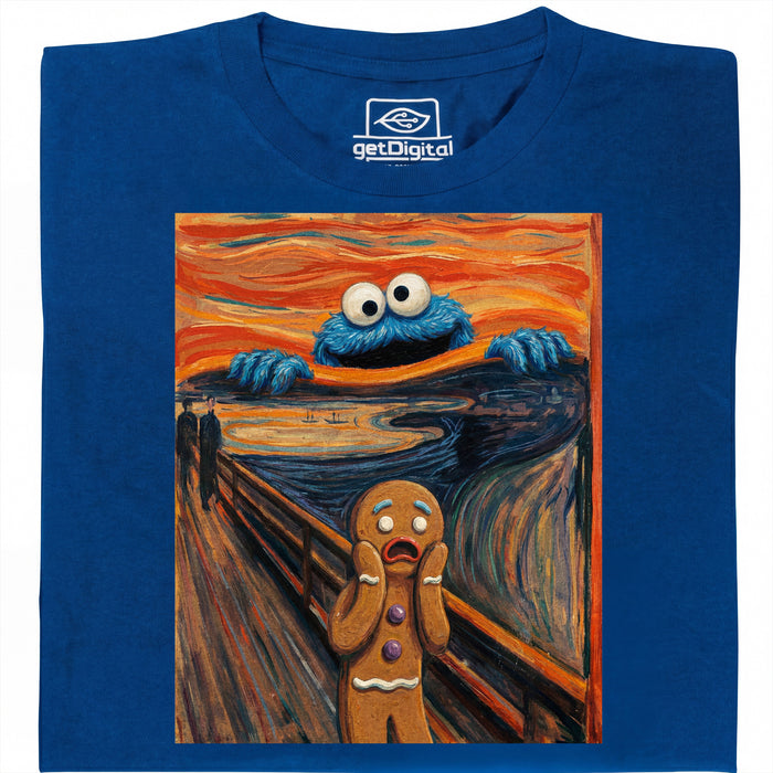The Scream - Cookie Monster Edition - Main view T-Shirt Blue