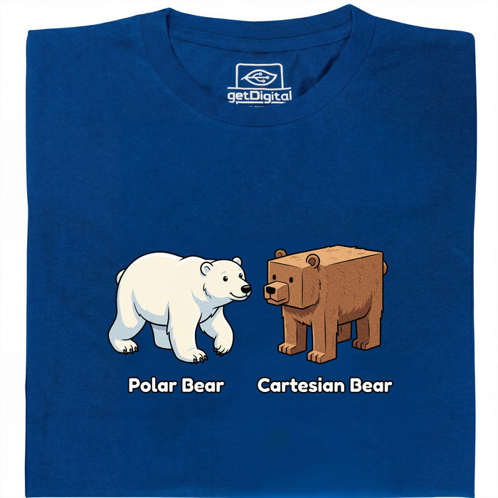 Cartesian Bear - Main view T-Shirt Blue