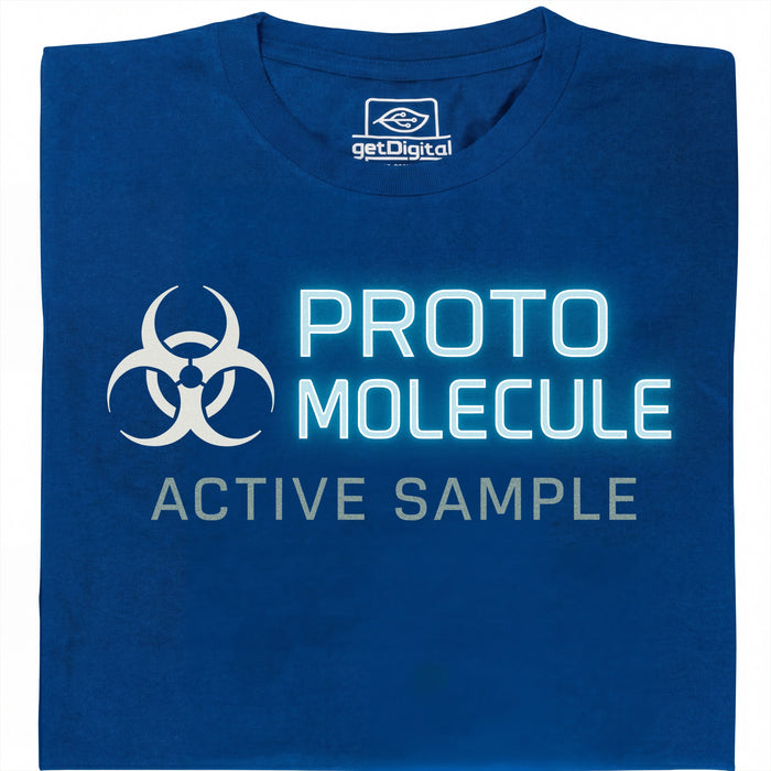 Protomolecule - Active Sample - Main view T-shirt Blue