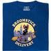 Broomstick Delivery - Il Gatto Prende in Mano il Servizio di Consegna - Veduta principale T-Shirt Blu