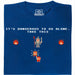 Take this Hobbit - Vue de face T-Shirt Bleu