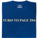 Turn To Page 394 - Vista principal Camiseta Azul