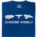 Choose Your Spaceship - Vista principal Camiseta Azul