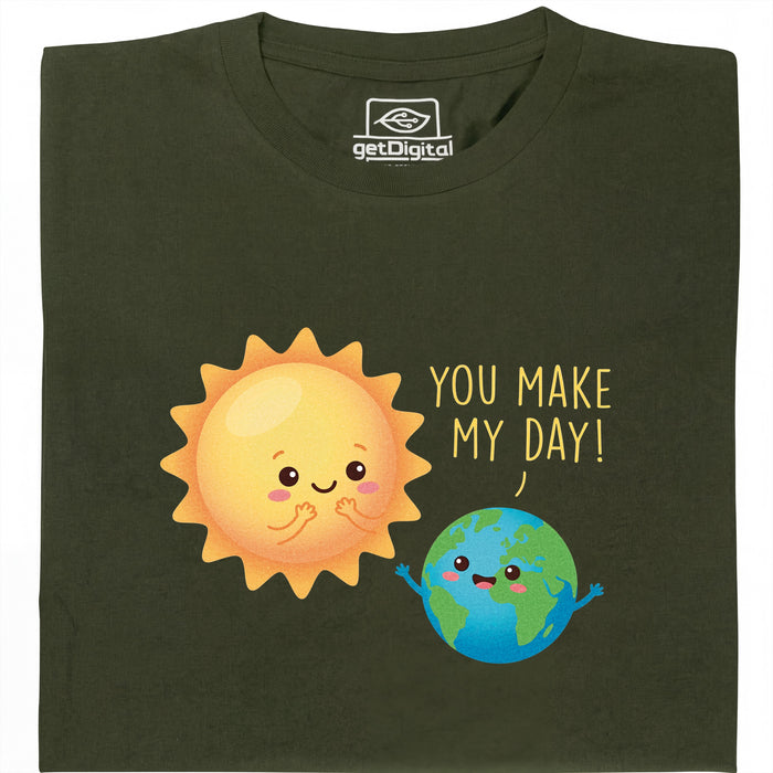 You Make My Day - Main view T-shirt Dark Green