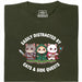 Cats &amp; Sidequests - Vista principale T-Shirt Verde Scuro