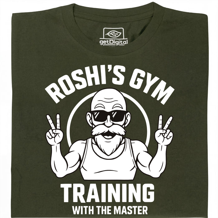 Training with the Master  - Vista principal Camiseta Verde Oscuro