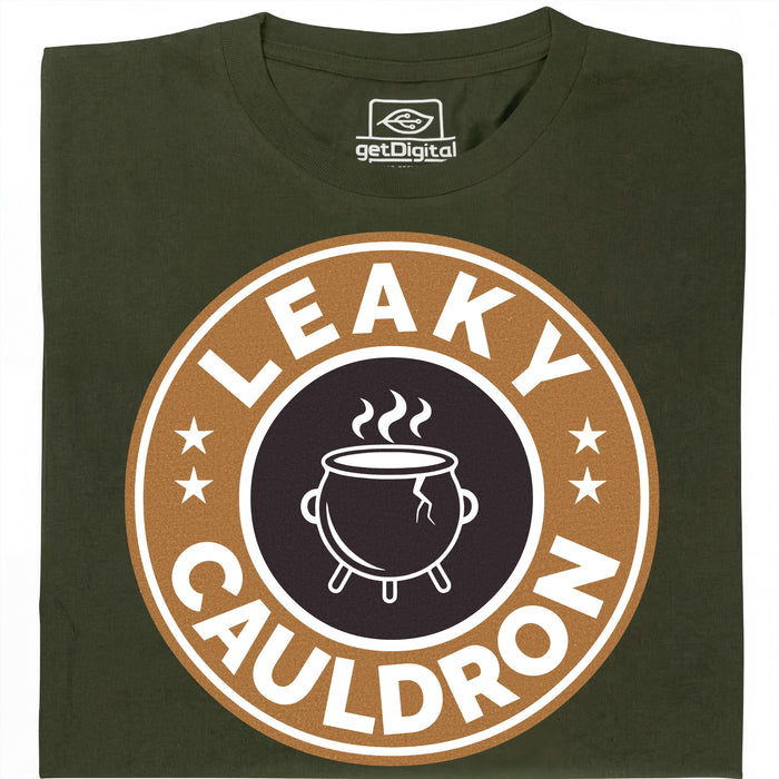 Leaky Cauldron - Main view T-shirt Dark Green