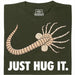 Just Hug It - Vista principal Camiseta Verde Oscuro
