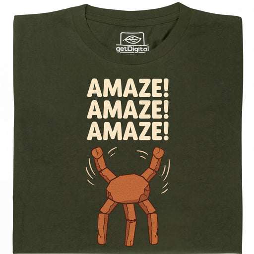 Amaze Amaze Amaze - Vista principal Camiseta Verde oscuro