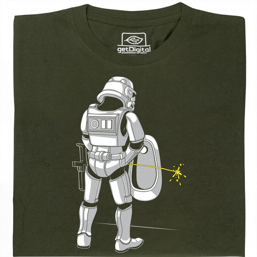 Trooper Aim - Vista principale T-Shirt Verde Scuro