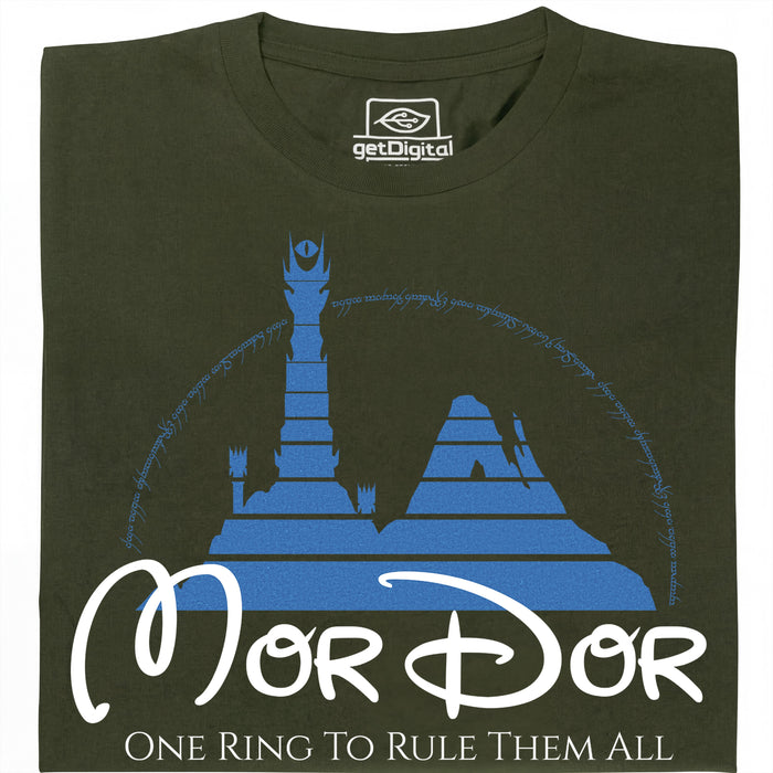 The Dark Lord's Fantasyland - Vista principale T-shirt Verde Scuro