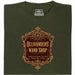 Ollivanders Wand Shop - Vista principale T-shirt Verde Scuro